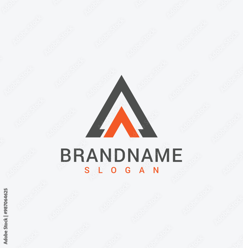 A logo design vector icon A logo design vector icon