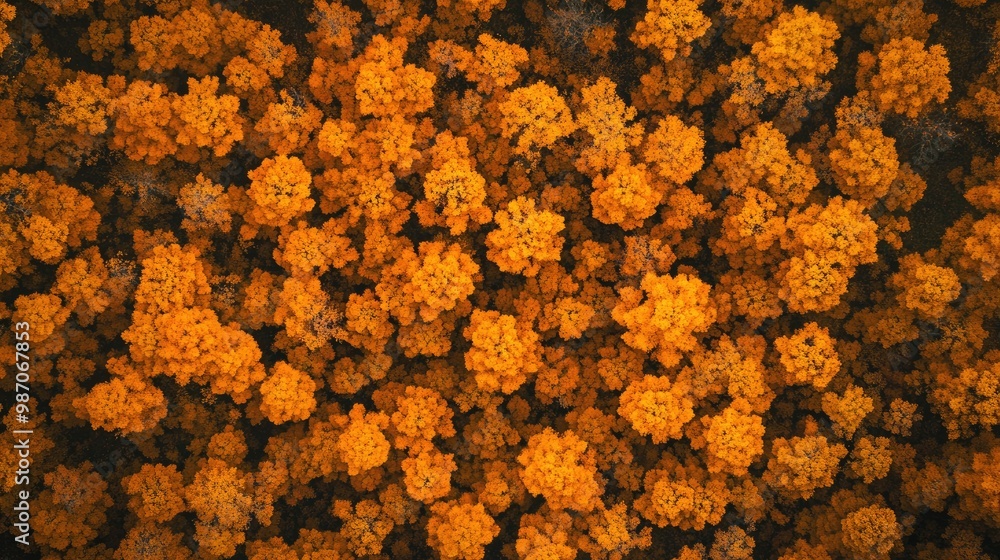 A breathtaking aerial view of golden autumn leaves blanketing a forest floor, showcasing nature's transition and the beauty of the season. A breathtaking aerial view of golden autumn leaves blanketing a forest floor, showcasing nature's transition and the beauty of the season.