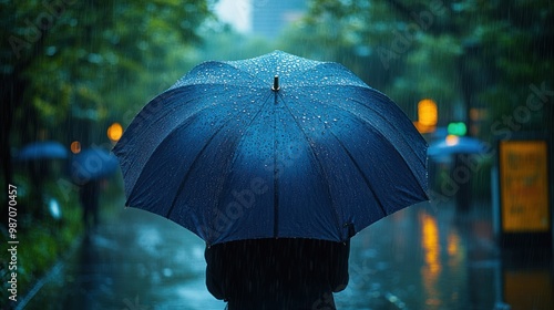 Wallpaper Mural Rainy Day Umbrella Torontodigital.ca