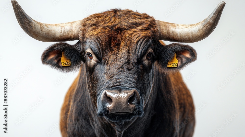 Close-up Portrait of a Bull Close-up Portrait of a Bull