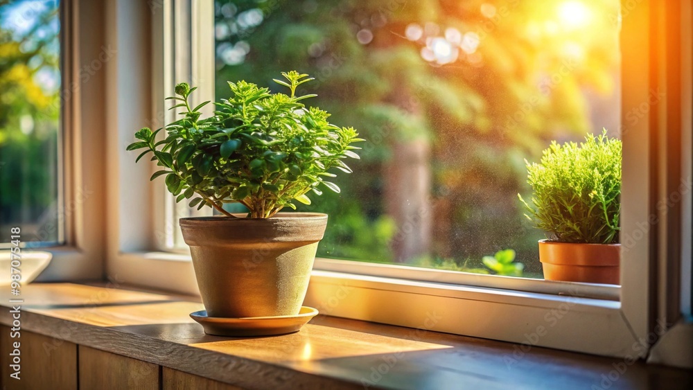 plant in a window plant in a window
