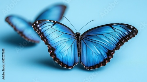 Blue Morpho Butterfly photo