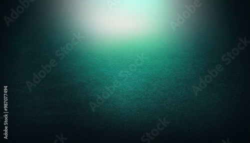 Glowing Ethereal Light Piercing through Hazy Emerald Green Mist with Sparkling Dust Particles, Creating a Dreamlike and Atmospheric Scene with Soft Radiance and Diffuse Luminosity in the Background photo