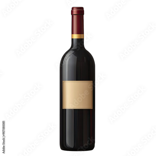 Elegant Wine Bottle photo