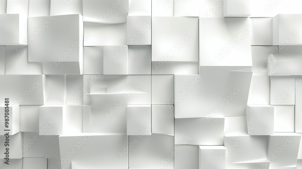 abstract cubical white background abstract cubical white background