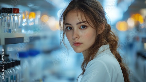 Woman in a Lab