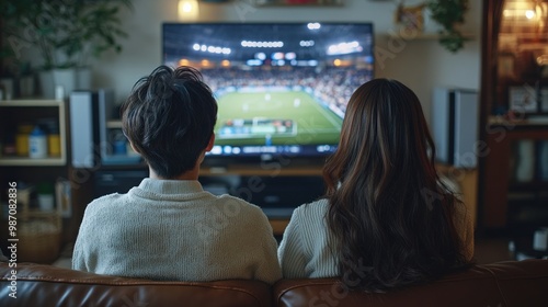 Couple Watching TV