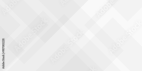 Abstract background with overlay layer.  Modern banner geometric shapes creative design. White color technology concept geometric line vector background. Abstract white and grey light background. 