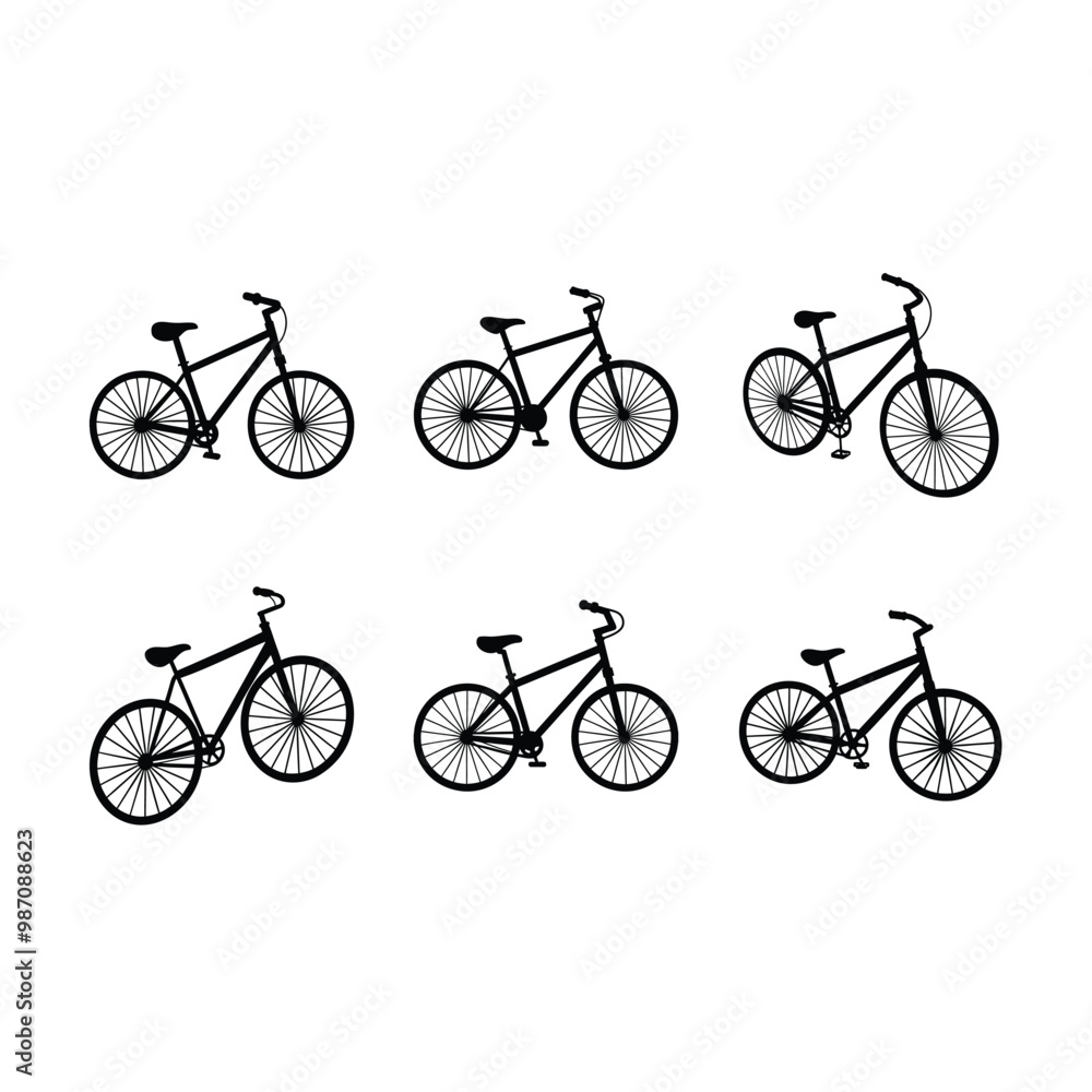 Obraz premium Bicycle Generative AI Vector and Line Art Design