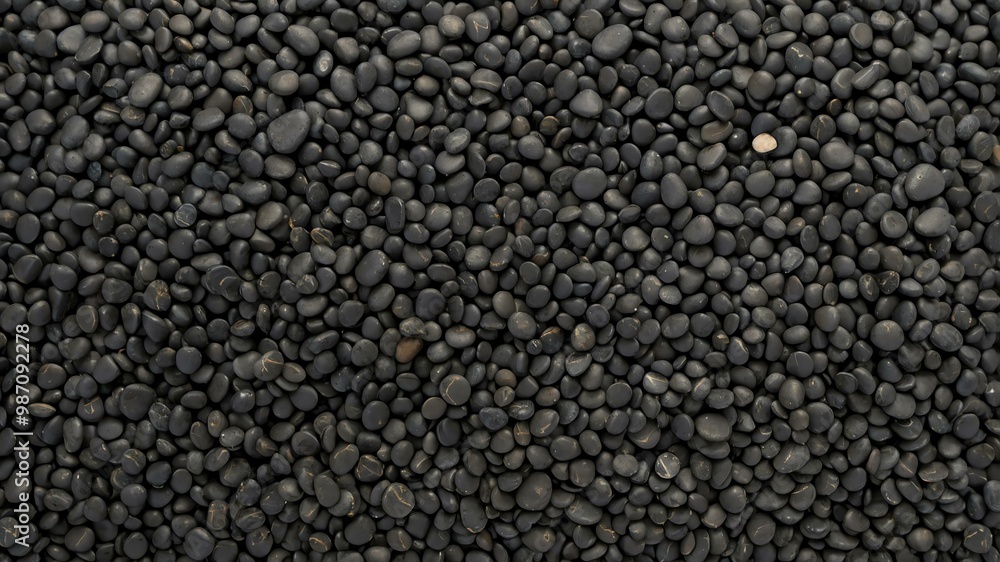 black rough pebbles flat surface texture background black rough pebbles flat surface texture background