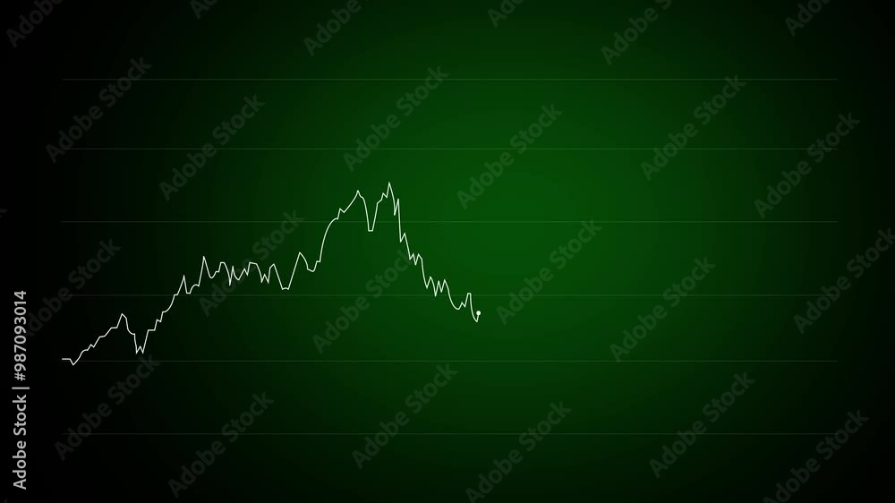 Graph Line chart moving up. white moving average line. Stock market and exchange, analyzing, investment, risk, Graph Line chart moving up. white moving average line. Stock market and exchange, analyzing, investment, risk,