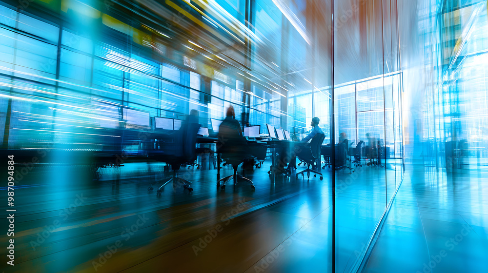 Business open modern office daytime daylight with blurred people in smart casual wear having a meeting. Working culture chill happy enjoy workplace work life balance plant women men employee Business open modern office daytime daylight with blurred people in smart casual wear having a meeting. Working culture chill happy enjoy workplace work life balance plant women men employee
