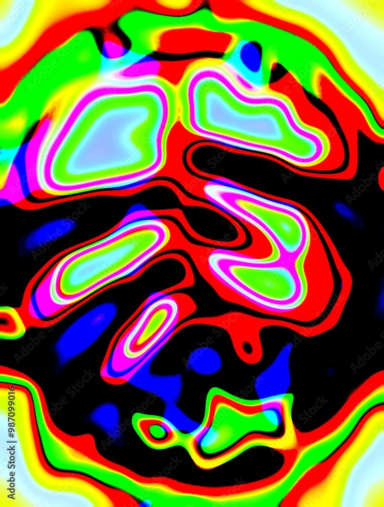 Not created by AI, abstract colorful background, BRAIN Holographic rainbow color illustration image design for background or backdrop Not created by AI, abstract colorful background, BRAIN Holographic rainbow color illustration image design for background or backdrop