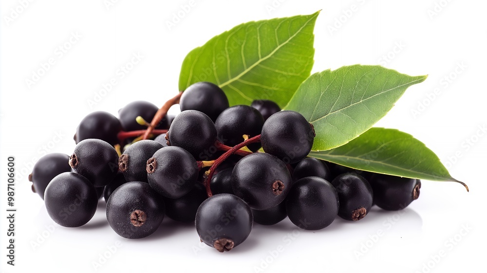 a bunch of blackberries with leaves on a white background a bunch of blackberries with leaves on a white background