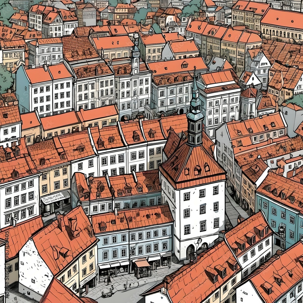 Obraz premium Big city
