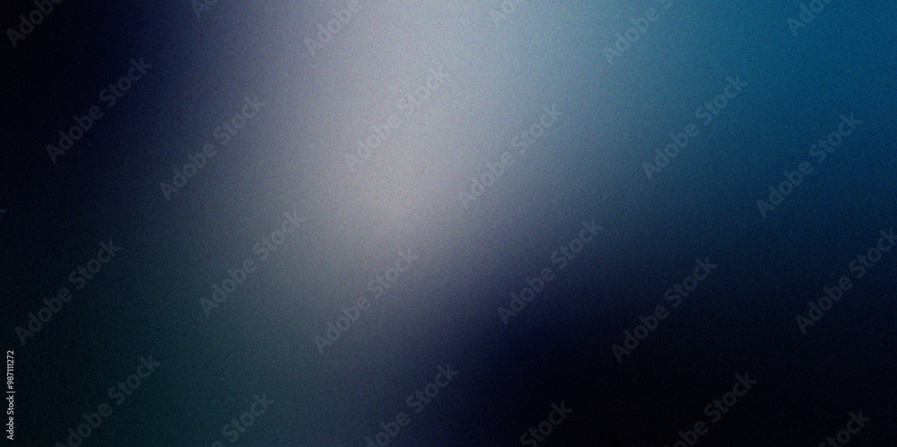 Obraz premium Blue background texture blue dark black with dark blue blurred background with light Abstract fresh soft blue defocused gradient background blue light on dark backdrop noise texture effect bann