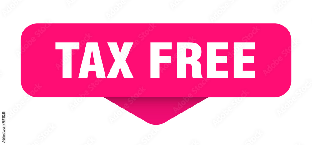 TAX FREE STICKER TAX FREE STICKER