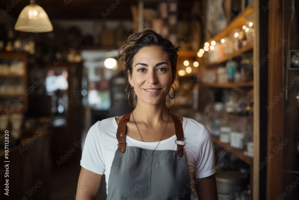 Portrait of a smiling woman small business owner Portrait of a smiling woman small business owner