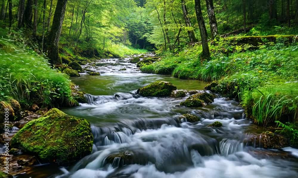beautiful landscape with river and forest beautiful landscape with river and forest