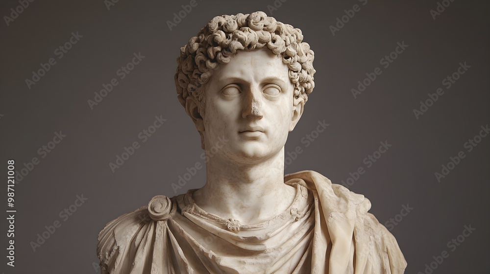 Ancient Roman Marble Bust Sculpture Portrait Ancient Roman Marble Bust Sculpture Portrait