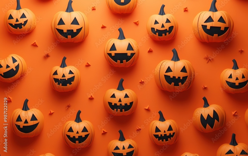 Halloween Pumpkin Pattern Halloween Pumpkin Pattern