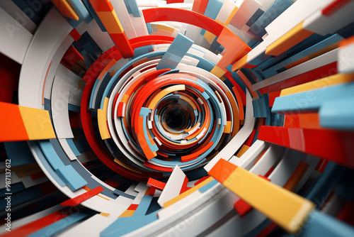 graphic design of creative abstract image
