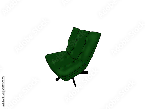 green office chair