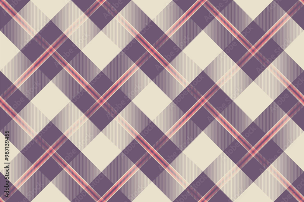 Blank seamless fabric vector, new year textile tartan background. Teenager plaid check texture pattern in pastel and light colors. Blank seamless fabric vector, new year textile tartan background. Teenager plaid check texture pattern in pastel and light colors.