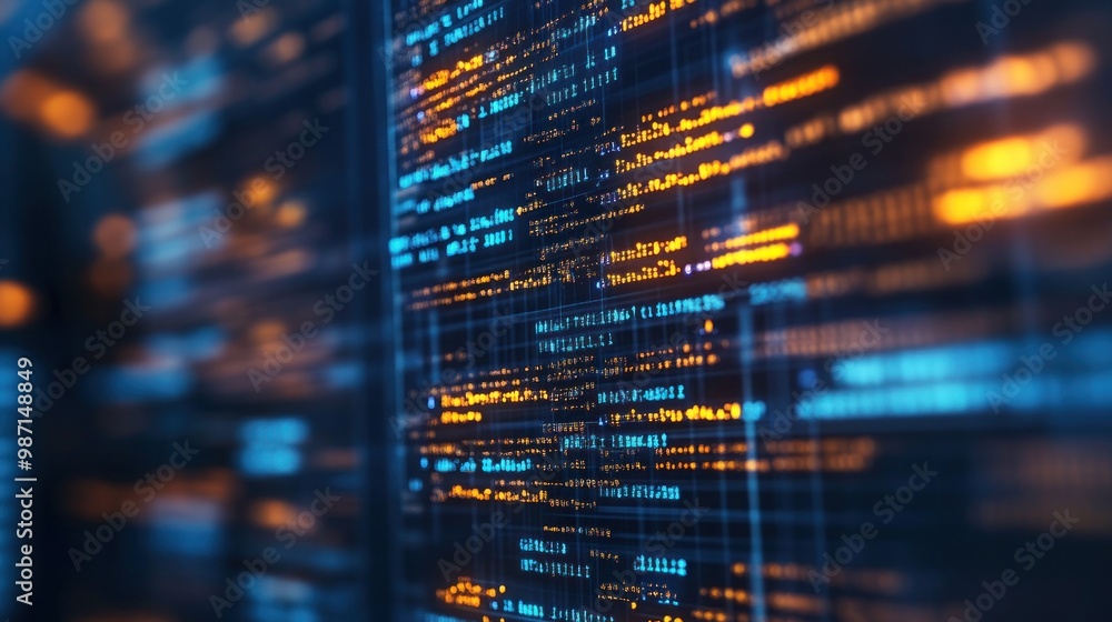 Abstract Code Background Abstract Code Background