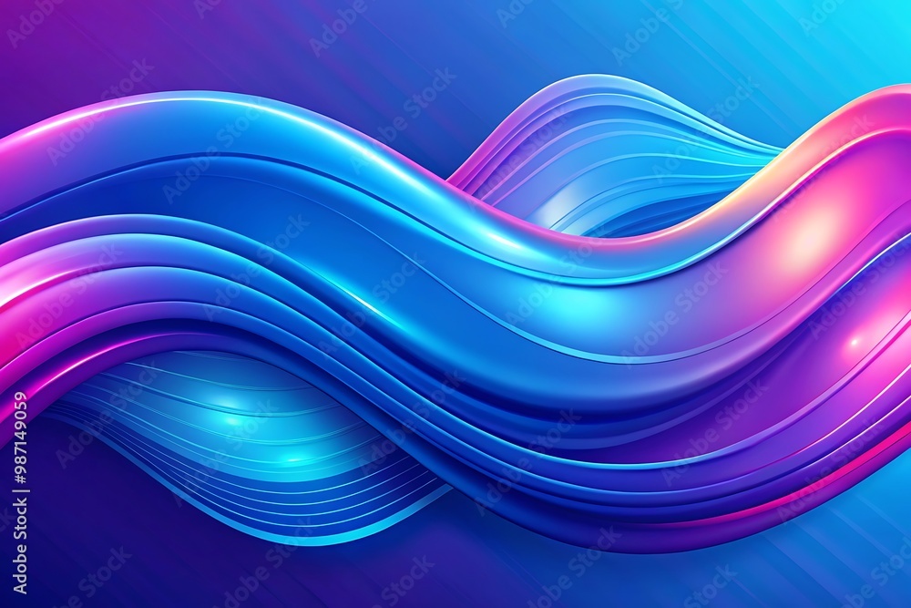 Abstract fluid design with gradient trendy blue, colorful walpaper, Background for post . Ai Genetated Abstract fluid design with gradient trendy blue, colorful walpaper, Background for post . Ai Genetated