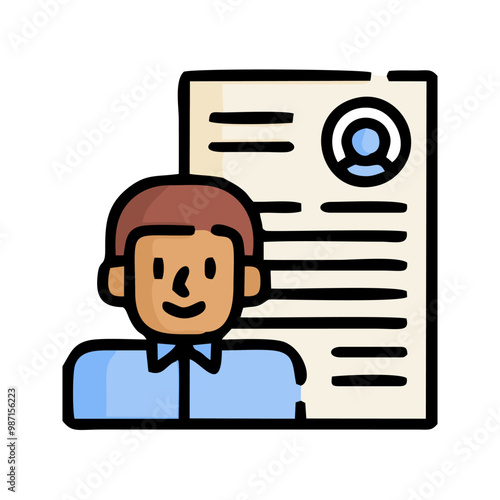 businessman cartoon character