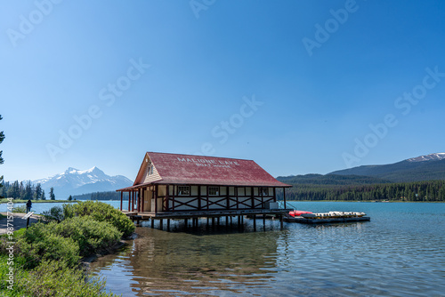 Scenic view of Jasper National Park, Canada