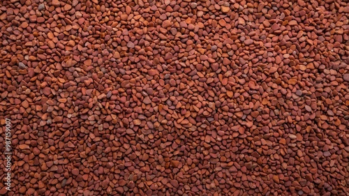 red gravel flat surface texture background