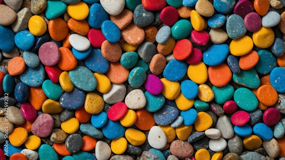 multicolor gravel flat surface texture background multicolor gravel flat surface texture background