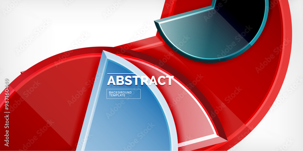 Glass reflective geometric round shapes background. Vector Illustration For Wallpaper, Banner, Background, Card, Book Illustration, landing page Glass reflective geometric round shapes background. Vector Illustration For Wallpaper, Banner, Background, Card, Book Illustration, landing page