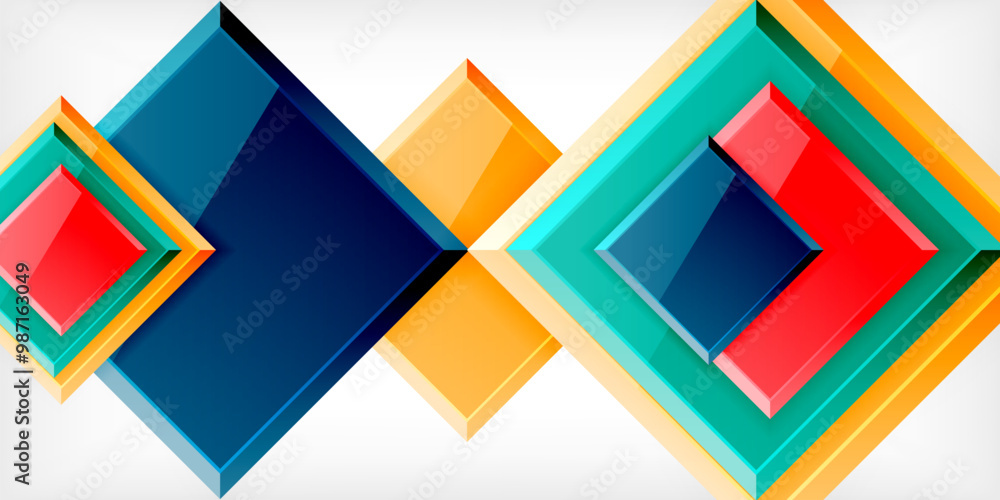Shiny glossy metallic or plastic square design background. Vector Illustration For Wallpaper, Banner, Background, Card, Book Illustration, landing page Shiny glossy metallic or plastic square design background. Vector Illustration For Wallpaper, Banner, Background, Card, Book Illustration, landing page