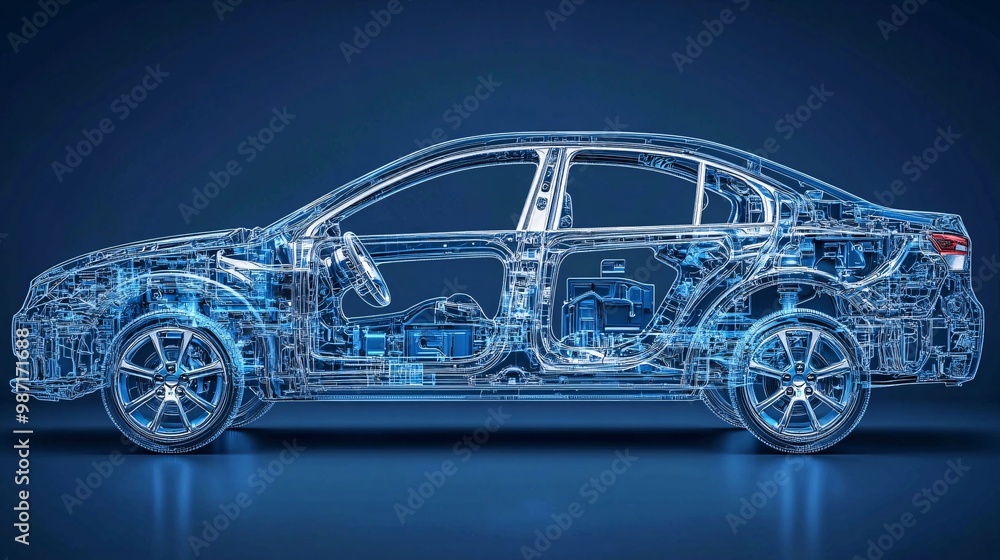 A concept graphic of an eco-cars internal safety systems including airbags braking sensors and collision detection combined with an overview of insurance protection benefits Large space for text in A concept graphic of an eco-cars internal safety systems including airbags braking sensors and collision detection combined with an overview of insurance protection benefits Large space for text in