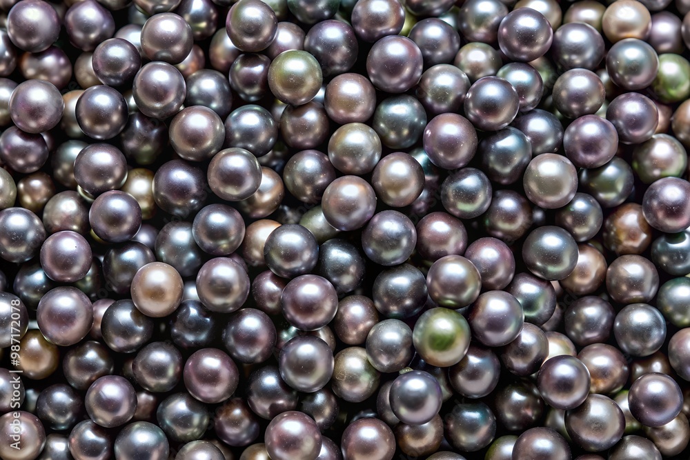 Seamless Tiny Black Pearls Texture in Realistic Style for Sophisticated Designs Seamless Tiny Black Pearls Texture in Realistic Style for Sophisticated Designs