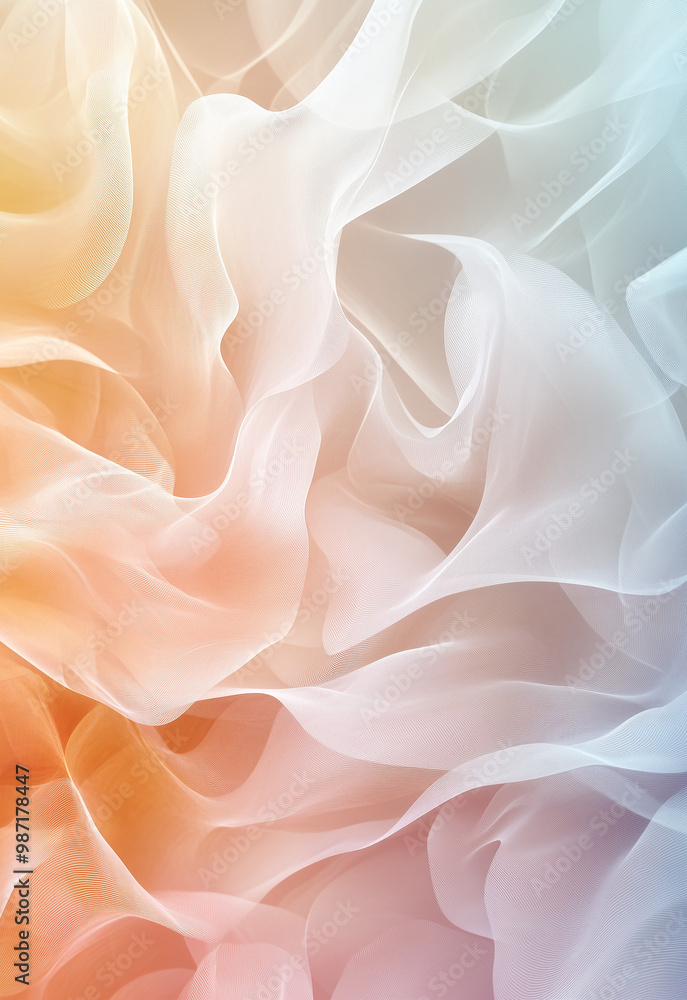 Fototapeta premium abstract olorful background, waves, watercolor painting, silk