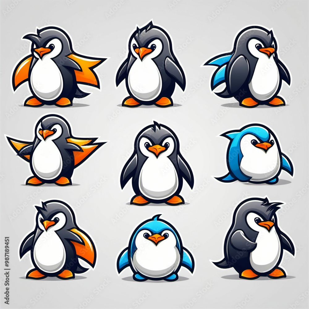 Fototapeta premium penguins
