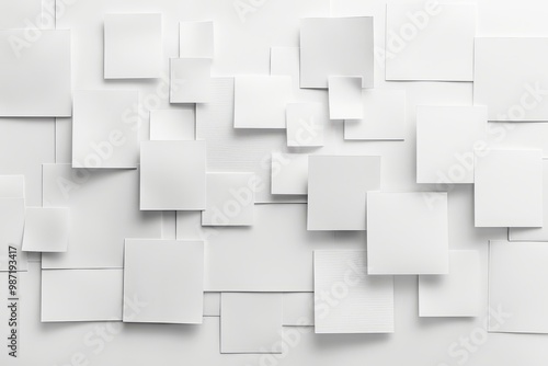 white squares on white background -