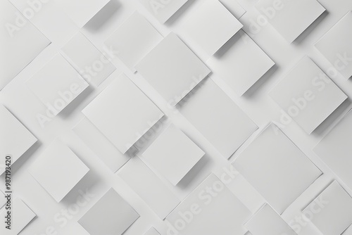 white squares on white background -