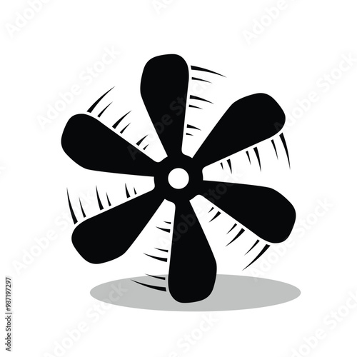 Fan Silhouette, cute Fan Vector Silhouette, Cute Fan cartoon Silhouette, Fan vector Silhouette, Fan icon Silhouette, Fan vector																									