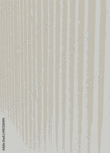 Plaster lines pattern in vector. Natural stucco texture for marketing design of construction company. Abstract plastering background. Linear gypsum decor. Parget textured effect for banner or flyer.