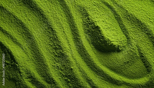 matcha powder background smooth texture