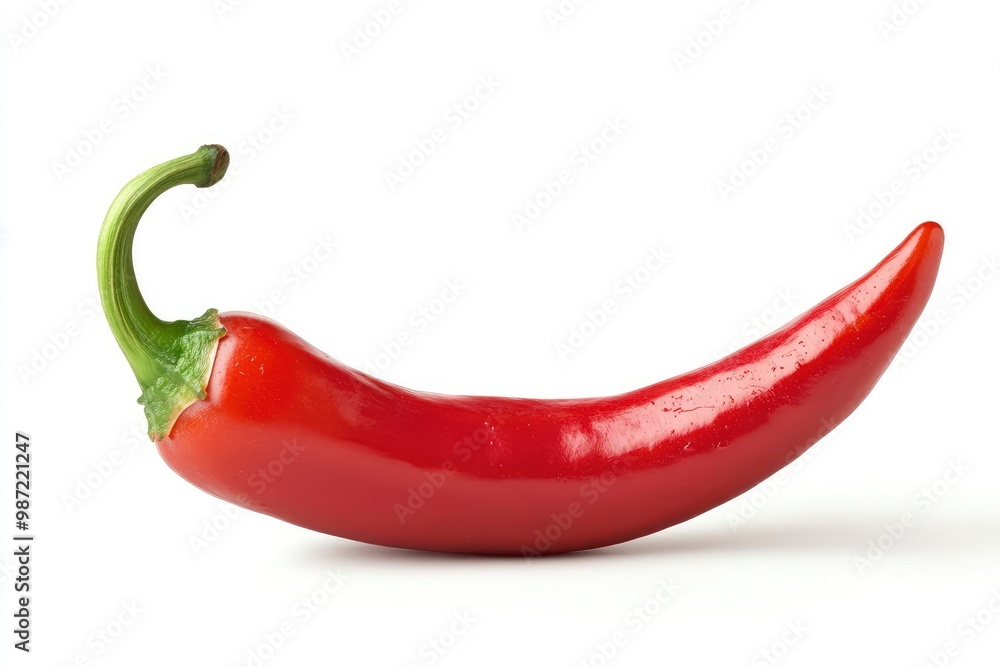 chili red pepper isolated on white background, ai chili red pepper isolated on white background, ai