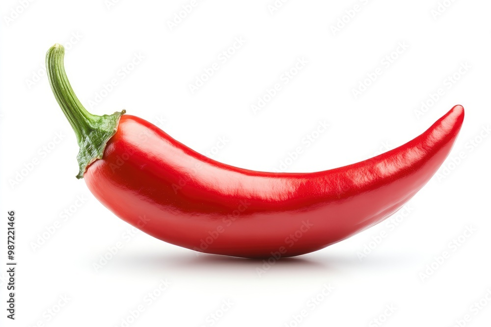 chili red pepper isolated on white background, ai chili red pepper isolated on white background, ai