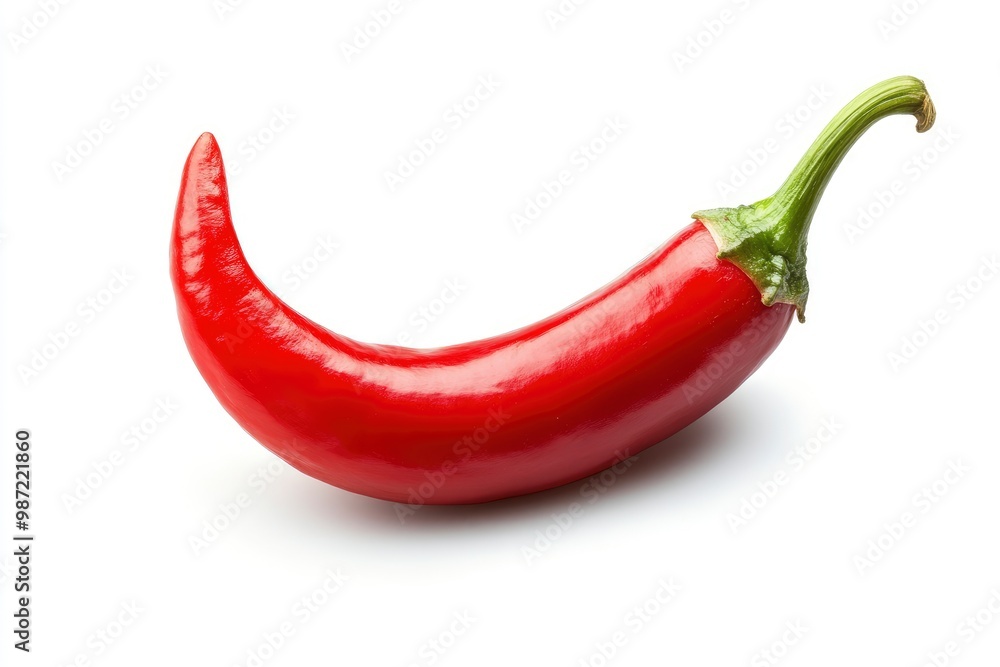 chili red pepper isolated on white background, ai chili red pepper isolated on white background, ai
