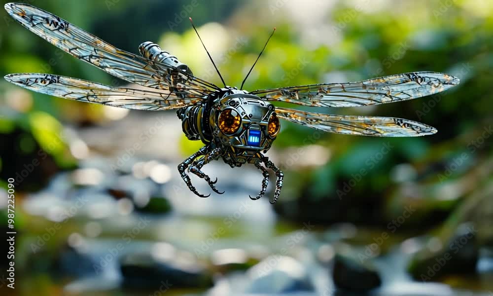 Robotic Dragonfly in Nature Robotic Dragonfly in Nature
