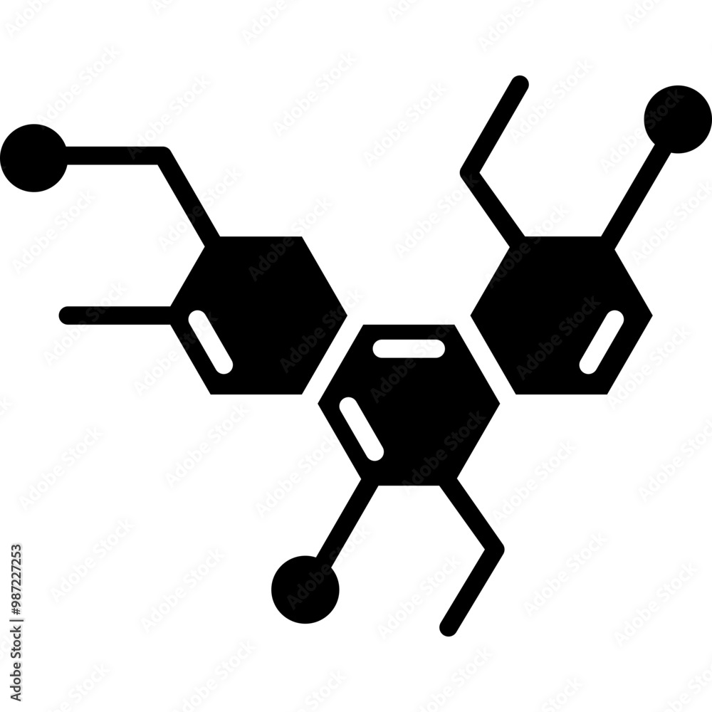 Fototapeta premium Molecule icon